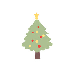 Christmas Tree vector icon