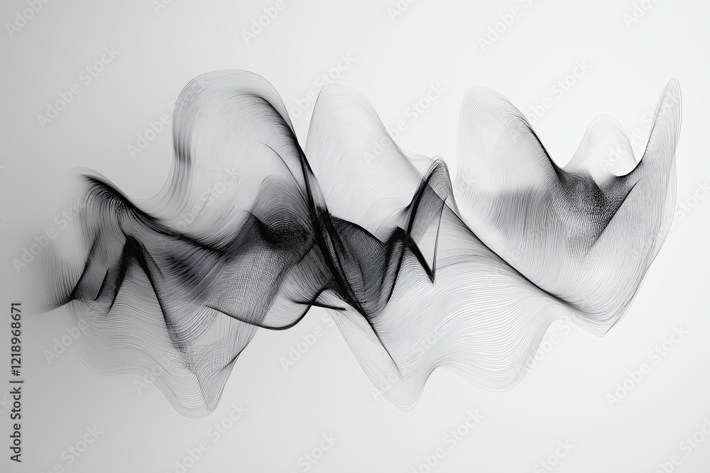 Aufkleber visually appealing oscillations in response to melody