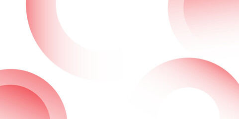 Abstract futuristic light red  banner with a gradient circle shapes and blur. Vector illustration for presentation design. Can be used for business, corporate, institution, party, festive, seminar.