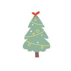 Christmas Tree vector icon