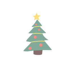 Christmas Tree vector icon