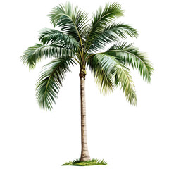 Palm tree, cutout, detailed cutout of palm tree, palm tree, graphic cutout, palm tree cutout design, realistic cutout of palm tree, on a transparent backgrounds