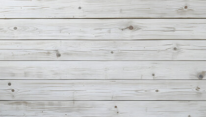 Obraz premium Close-up of a painted light gray wood plank texture.