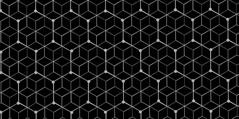 Fototapeta premium Abstract sketch of a building with lines, Abstract background. Vector abstract futuristic architecture concept with digital geometric connection lines. vector. technology communication data Science.