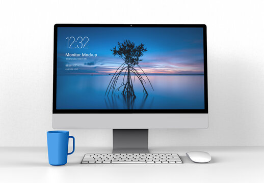 Monitor Display Mockup