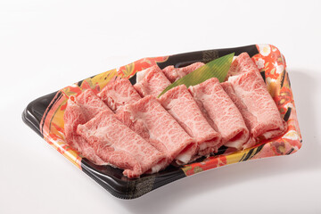 牛肩ロースすき焼き用（国産黒毛和牛　仙台牛）