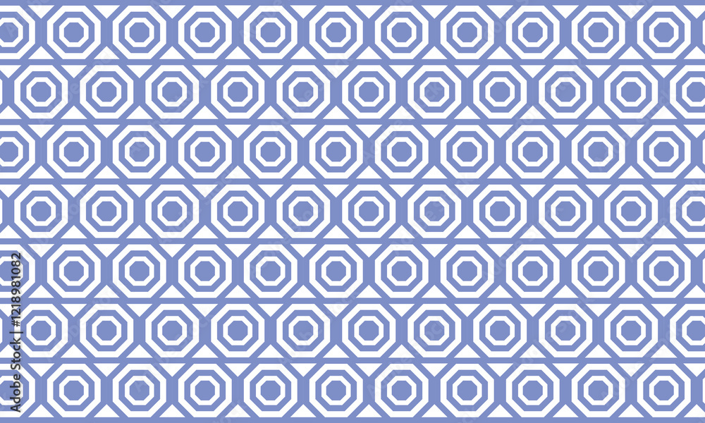 Poster vector seamless pattern. modern stylish texture with pastel color vintage octagonal. repeating geome