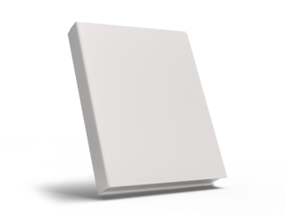 Blank Magazine or Book cover mockup design isolated on white background. Template for presentation a publisher, notebook, catalogs, brochures, magazines, diary, journal, booklet or publication