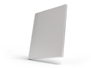 Blank Magazine or Book cover mockup design isolated on white background. Template for presentation a publisher, notebook, catalogs, brochures, magazines, diary, journal, booklet or publication