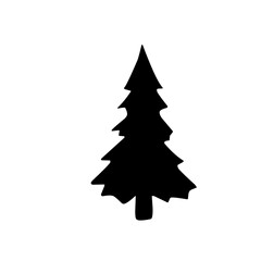 Christmas Tree Silhouette icon