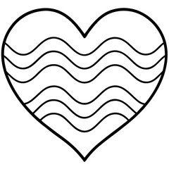 Heart-Shaped Waveforms in Line Design