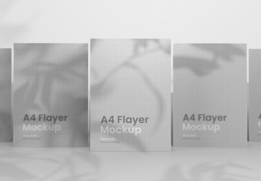 Three Pieces of Paper Mockup