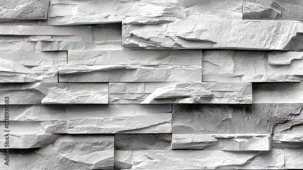 Poster white stone wall with textured surface for architectural and design backgrounds and concepts