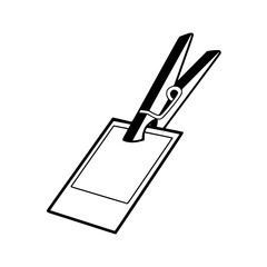 a black and white drawing of a photo clamp