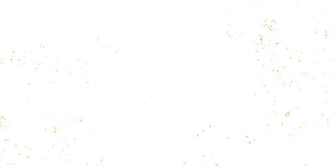 Abstract doted and confetti golden glitter and zigzag ribbon particles splatter on transparent background. Luxury golden glitter confetti that floats down falling bokeh celebration background.