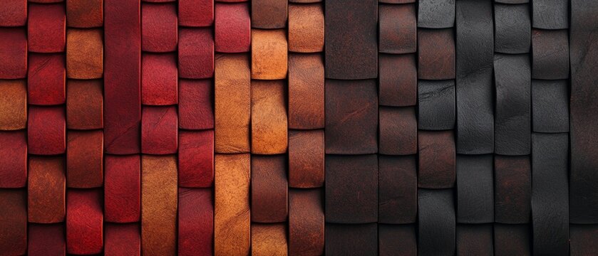 Rich brown tones with detailed tactile patterns evoking a harmonious balance of texture and warmth