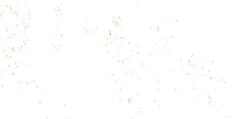 Abstract doted and confetti golden glitter and zigzag ribbon particles splatter on transparent background. Luxury golden glitter confetti that floats down falling bokeh celebration background.