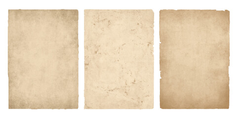 Old vintage worn parchment. Background texture of antique ancient paper