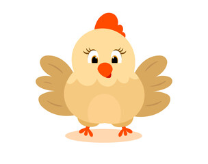 Clucking good looks, Chic-ken dreams are made of these vector.