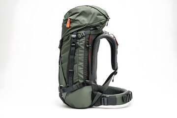 Naklejka premium backpack isolated on white, Generative AI