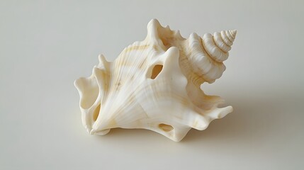 Obraz premium Unique Seashell Closeup Beach Ocean Nature Photography