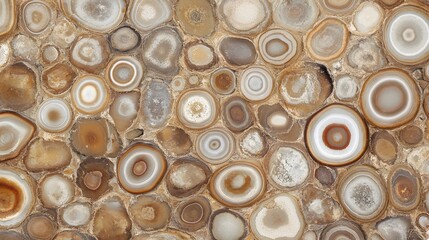 Intricate Brown Agate Stone Texture Background