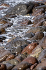真鶴町番場浦海岸の波打ち際