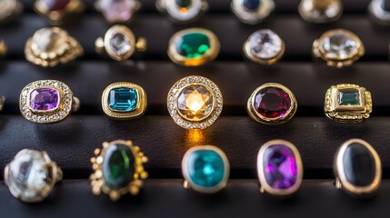 Gorgeous Collection of Gemstone Rings in Gold Settings