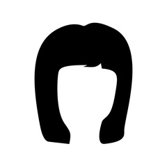 Woman hair icon. Vector