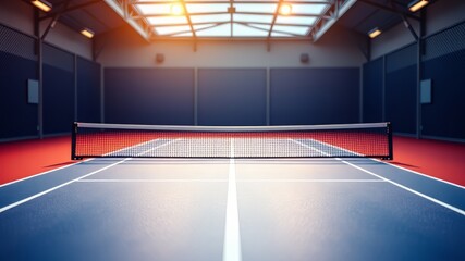 Dynamic Tennis Table Background - Playful & Energetic