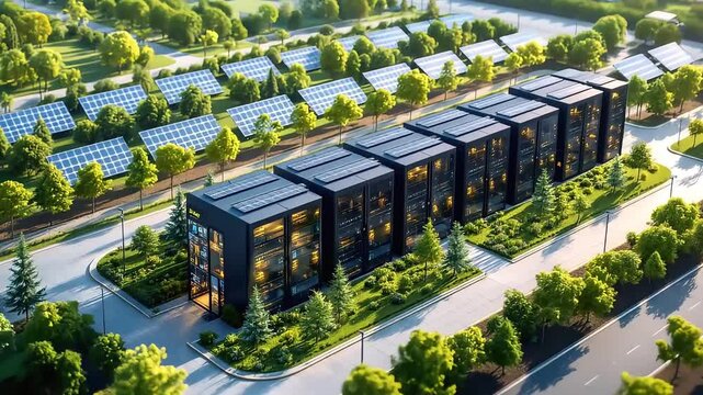 A renewable energy-powered IT facility