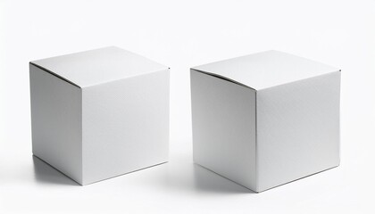 Naklejka premium white box package