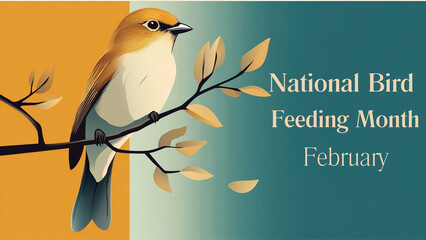 National Bird Feeding Month, February, encourages us to provide food, water, and shelter for wild birds, promoting birdwatching and conservation in our communities.