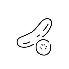 vegetables line vector art