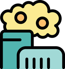 Industrial factory emitting pollution into the atmosphere, symbolizing environmental damage and the need for cleaner practices