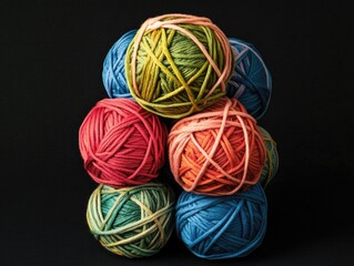 Yarn Balls Pile