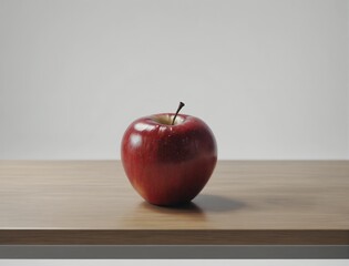 Red and ripe apple