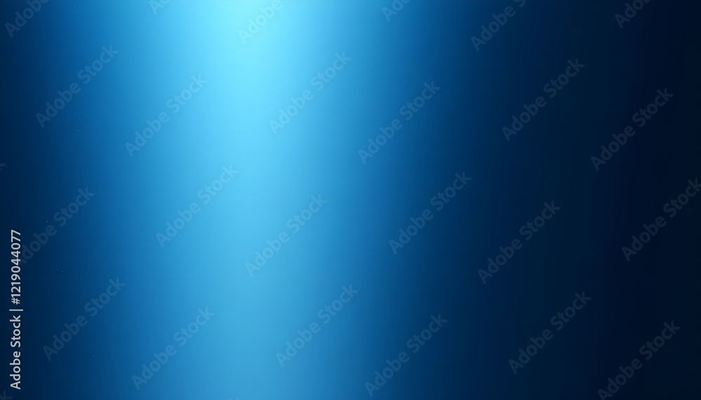 Poster smooth blue gradient background with subtle light source