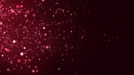 abstract red shiny stars glitter and bokeh lights , new year, valentine and christmas, social media background