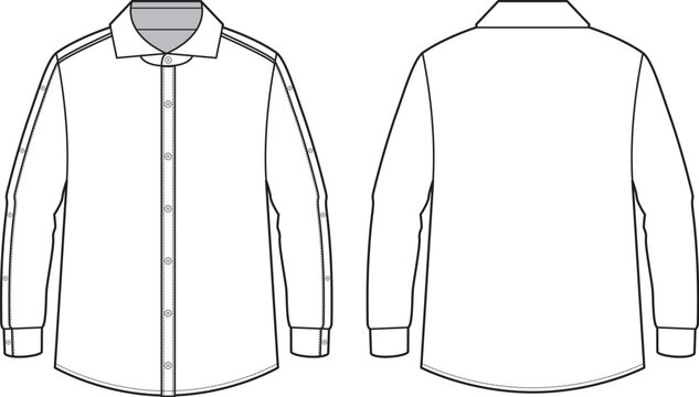 shirt verctor design front and back