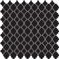 Fototapeta premium Black and white tileable pattern. Grunge worn damask pattern design. Distressed fabric texture. Overlay texture design. Vector illustration. Eps10.