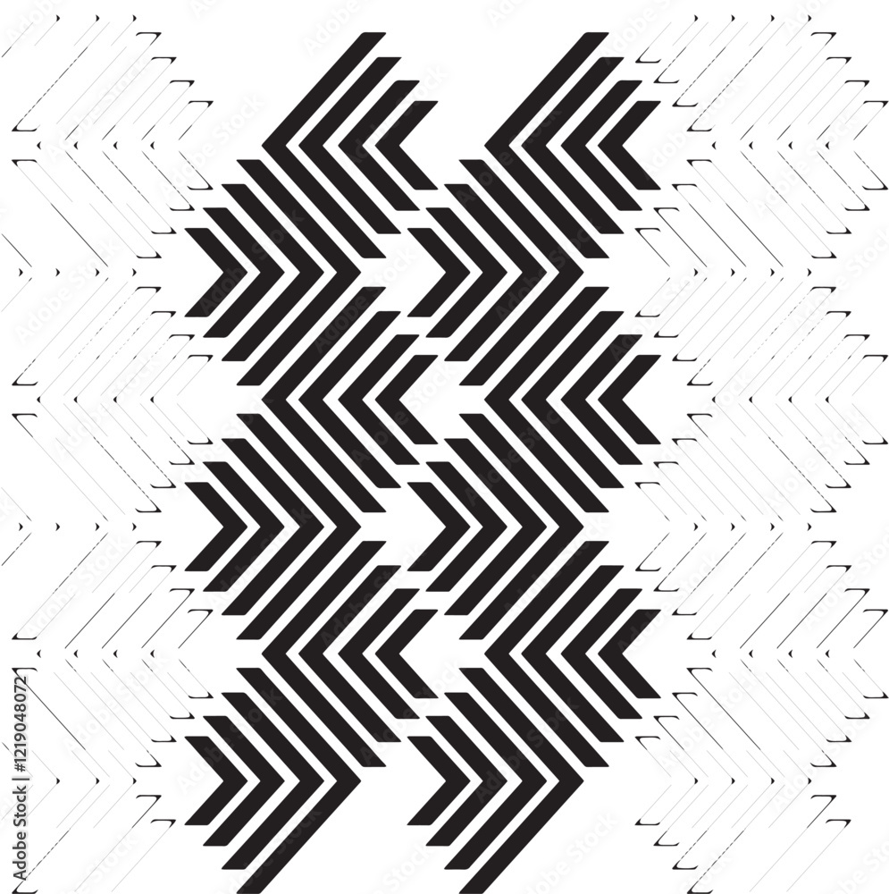 Poster black and white tileable pattern. grunge worn damask pattern design. distressed fabric texture. over