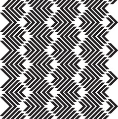 Naklejka premium Black and white tileable pattern. Grunge worn damask pattern design. Distressed fabric texture. Overlay texture design. Vector illustration. Eps10.