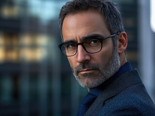 Businessman with Glasses