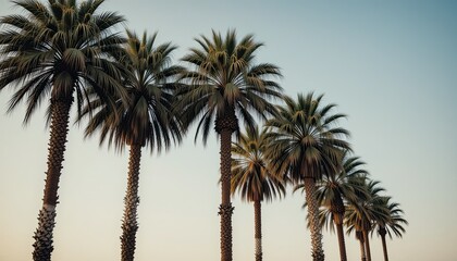 palm trees on the beach