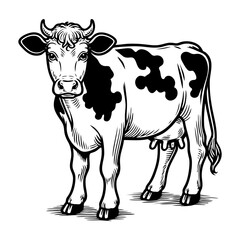 Illustration of a cow