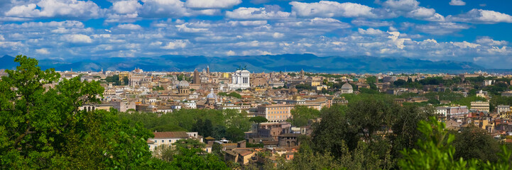 Naklejka premium Rom, Italien, Panorama