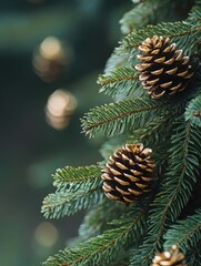 Fototapeta premium Pine Cones Close Up