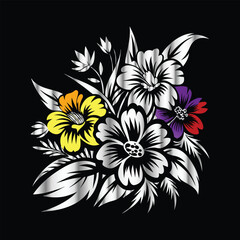 Mountain Club Adventure: Hand-Drawn River & Hill Line Art for Creative Painting & T-Shirt Designs
