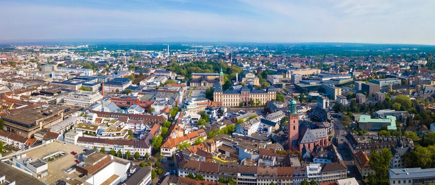 Darmstadt, Hessen, Luftbild